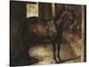 Anglo-Arabian Stallion in the Imperial Stables at Versailles-Théodore Géricault-Stretched Canvas