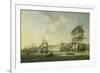 Anglo-Dutch Fleet in the Bay of Algiers-Nicolaas Baur-Framed Premium Giclee Print