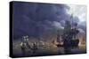 Anglo-Dutch Fleet under Lord Exmouth-Nicolaas Baur-Stretched Canvas