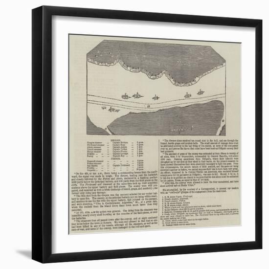 Anglo-French Blockade of the Rio De La Plata-null-Framed Giclee Print