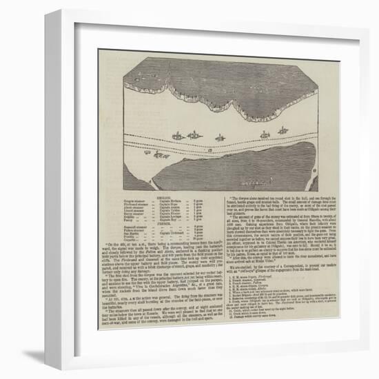 Anglo-French Blockade of the Rio De La Plata-null-Framed Giclee Print