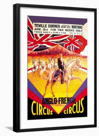 Anglo-French Circus-null-Framed Art Print