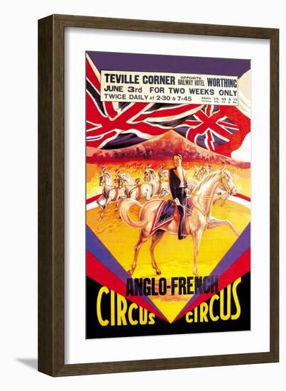 Anglo-French Circus-null-Framed Art Print