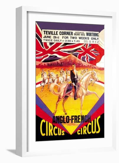 Anglo-French Circus-null-Framed Art Print