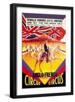 Anglo-French Circus-null-Framed Art Print