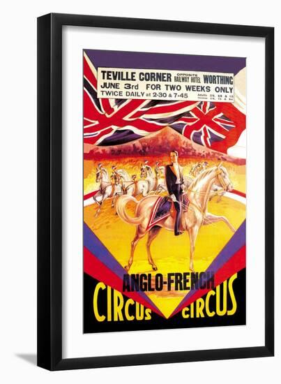 Anglo-French Circus-null-Framed Art Print