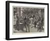 Anglo-Indian Life, on the Steps of a Bombay Hotel-Richard Caton Woodville II-Framed Giclee Print