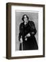 Anglo Irish Playwright Oscar Wilde at the Time of His Lecture Tour in America-null-Framed Photographic Print
