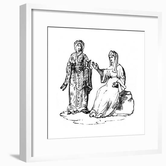 Anglo-Saxon Costume-null-Framed Giclee Print