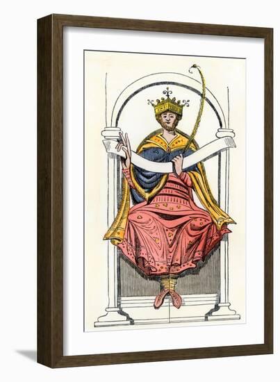Anglo-Saxon King Edgar, the Aetheling-null-Framed Giclee Print