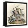 Anglo-Saxon King-Charles Hamilton Smith-Framed Stretched Canvas