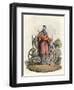 Anglo-Saxon Lady-Charles Hamilton Smith-Framed Art Print