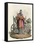 Anglo-Saxon Lady-Charles Hamilton Smith-Framed Stretched Canvas