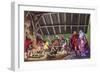 Anglo-Saxon Thane Leads His Wife into the Great Hall-Peter Jackson-Framed Giclee Print