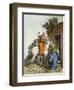 Anglo Saxon Women of the VIII Century-I.A. Atkinson and J. Hill-Framed Giclee Print