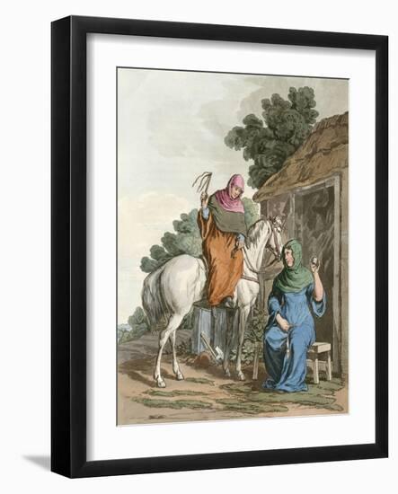 Anglo-Saxon Women-Charles Hamilton Smith-Framed Art Print