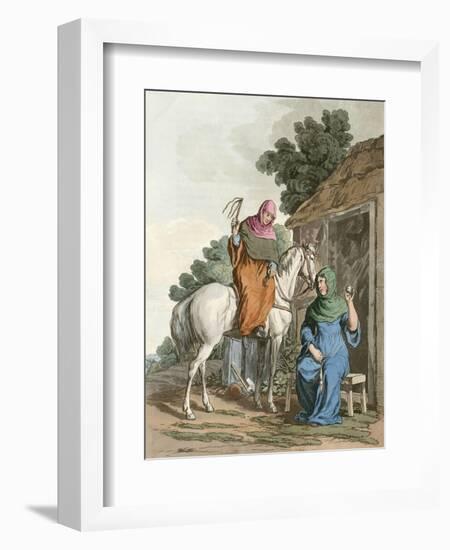 Anglo-Saxon Women-Charles Hamilton Smith-Framed Art Print