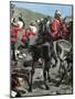 Anglo-Zulu War. Fought in 1879 between the British Empire and the Zulu Kingdom. Engraving. Colored.-Tarker-Mounted Photographic Print