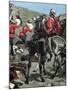 Anglo-Zulu War. Fought in 1879 between the British Empire and the Zulu Kingdom. Engraving. Colored.-Tarker-Mounted Photographic Print