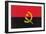 Angola Flag Design with Wood Patterning - Flags of the World Series-Philippe Hugonnard-Framed Art Print