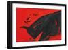 Angry Bull 2-Rabi Khan-Framed Art Print