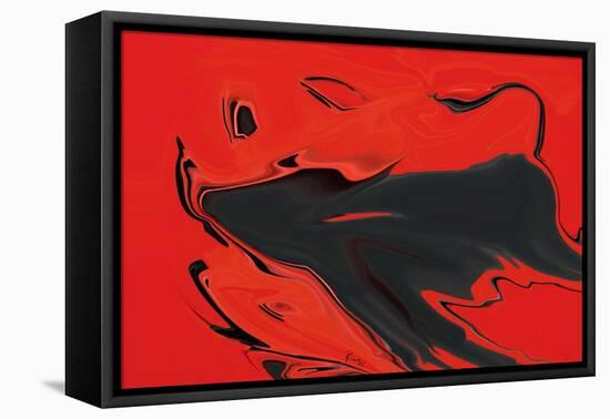 Angry Bull-Rabi Khan-Framed Stretched Canvas