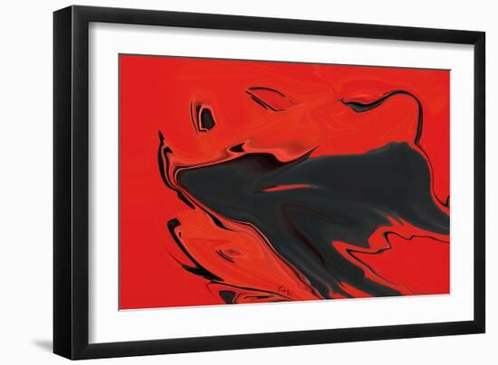 Angry Bull-Rabi Khan-Framed Art Print