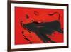 Angry Bull-Rabi Khan-Framed Art Print