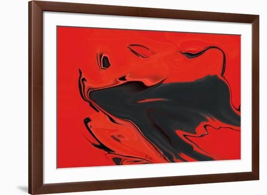 Angry Bull-Rabi Khan-Framed Art Print