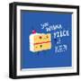 Angry Cake-Michael Buxton-Framed Art Print