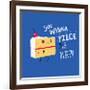 Angry Cake-Michael Buxton-Framed Premium Giclee Print