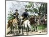 Angry Citizens Capturing Tax Collectors during the Whiskey Rebellion-null-Mounted Premium Giclee Print