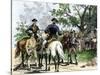 Angry Citizens Capturing Tax Collectors during the Whiskey Rebellion-null-Stretched Canvas