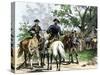 Angry Citizens Capturing Tax Collectors during the Whiskey Rebellion-null-Stretched Canvas