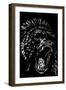 Angry Gorilla-Cristian Mielu-Framed Art Print