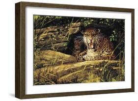 Angry Leopard-Michael Jackson-Framed Giclee Print