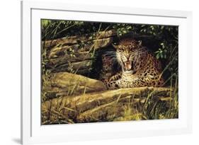 Angry Leopard-Michael Jackson-Framed Giclee Print