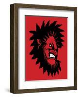 Angry Lion-Steven Wilson-Framed Giclee Print