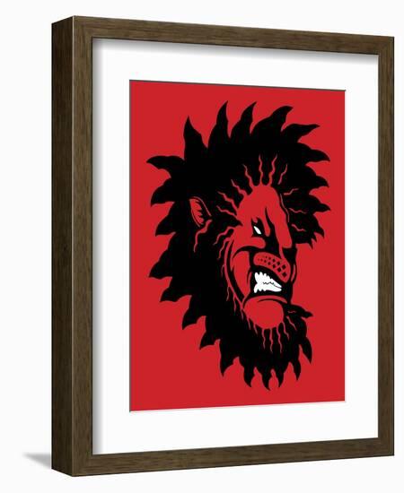 Angry Lion-Steven Wilson-Framed Giclee Print