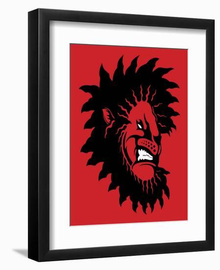 Angry Lion-Steven Wilson-Framed Giclee Print