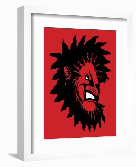 Angry Lion-Steven Wilson-Framed Giclee Print