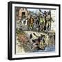 Angry Protestors during Shays' Rebellion in Massachusetts, c.1786-1787-null-Framed Giclee Print