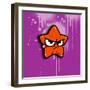 Angry Star-Andrea Buenfil-Framed Art Print