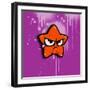 Angry Star-Andrea Buenfil-Framed Art Print