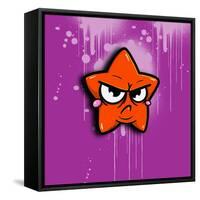 Angry Star-Andrea Buenfil-Framed Stretched Canvas