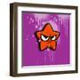 Angry Star-Andrea Buenfil-Framed Art Print