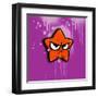 Angry Star-Andrea Buenfil-Framed Art Print