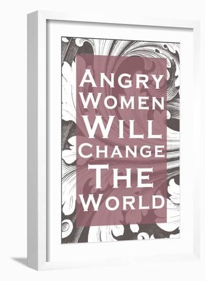 Angry Women Will Change the World-null-Framed Art Print