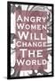 Angry Women Will Change the World-null-Framed Art Print