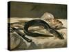 Anguille et rouget-Eel and mullet, 1864 Canvas, 38 x 46,5 cm R. F.1951-9.-Edouard Manet-Stretched Canvas